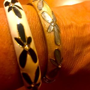JTF two Bangles with rhinestones. Classy & Vintage.Great gift idea